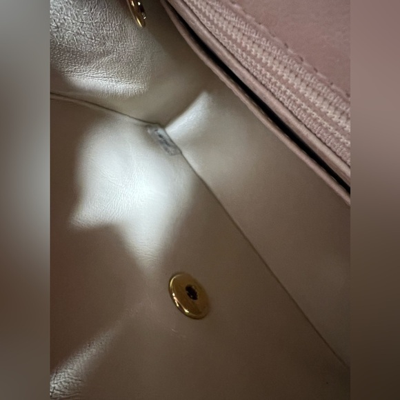 RARE Chanel Beige Mini Classic Flap Square - Picture 9 of 12